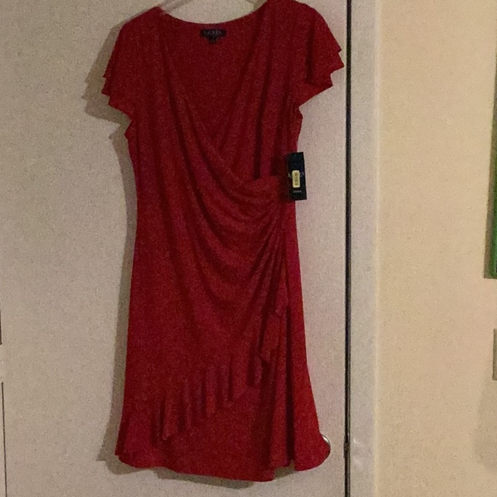 Elegant Red Women's Dress